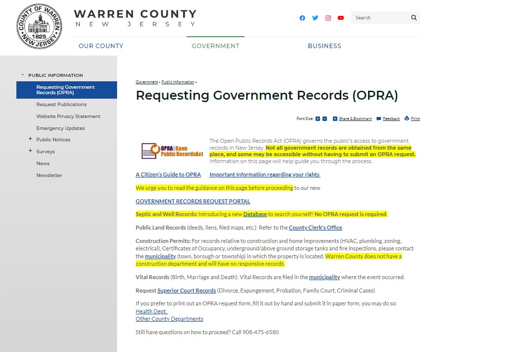 Public Records Portal Updated screenshot 2024-01-18